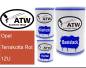 Preview: Opel, Terrakotta Rot, 1ZU: 500ml Lackdose + 500ml Klarlack + 250ml Härter - Set, von ATW Autoteile West.